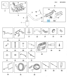Wtrysk paliwa gazu Astra J 