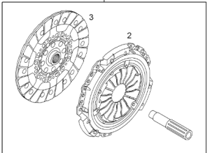 Zestaw tarcza + docisk Vivar A 20DTI