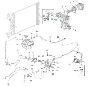 przewód chłodnicy do pompy wody orlando