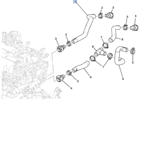 przewód nagrzewnicy chevrolet orlando