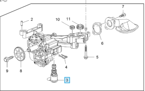 Zawór regulacji przepływu oleju Astra K