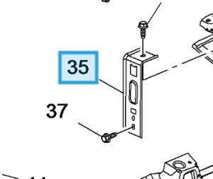 Wspornik środkowy Mokka X