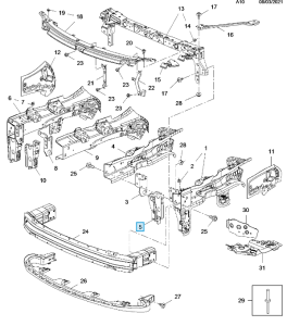 Wspornik podłużnicy Astra K