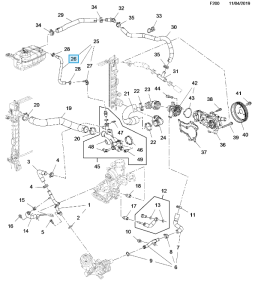 Przewód odgazowujący zbiornik płynu Mokka X
