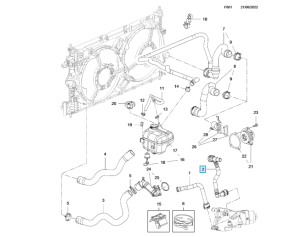 przewód wylot chłodnica oleju opel insignia a 2,0