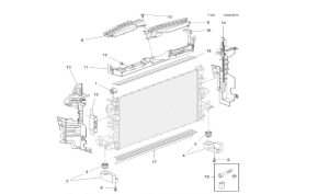 kierownica wlotu powietrza prawa astra k