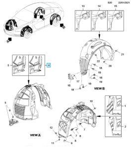 Nadkole przednie prawe  Insignia  A