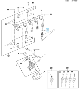 Uszczelka wtryskiwacza Astra J 