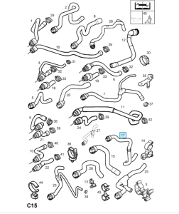 Przewód wylotowy nagrzewnicy Astra G