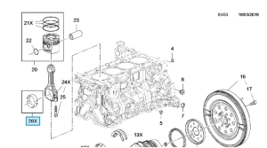 panewki korbowodu astra j 1,6 diesel