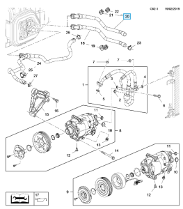 Przewód nagrzewnicy wlotowy Astra J