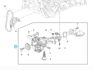 Pompa olejowa Astra K B14XE