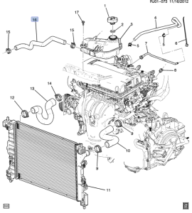 Przewód wodny Aveo T300