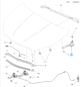 Zawias maski Mokka X