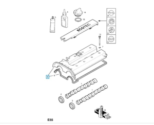 nowa oryginalna pokrywa zaworów opel 2,0 turbo
