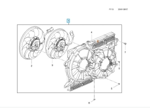 oryginalny zespół wentylatorów chłodnicy opel insignia b