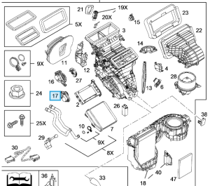 Silnik mieszania powietrza Corsa D 