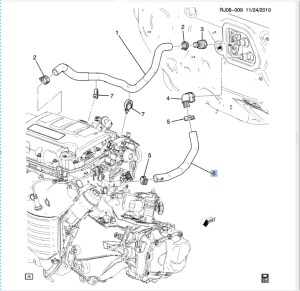 Przewód nagrzewnicy Aveo T300