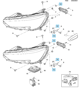 Wciskane mocowanie śruby