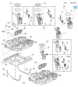 Pompa paliwa Astra J OPC
