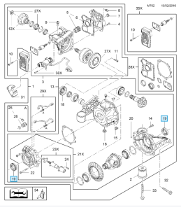 Uszczelniacz półosi tylnego mostu Insignia A