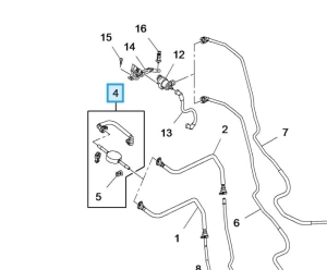 przewód zasilania paliwem mokka 1,6 benzyna
