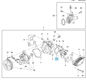 Uszczelka termostatu Astra K
