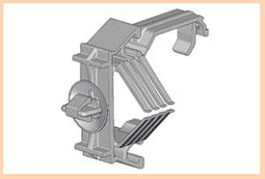 Spinka wykończenia słupka peugeot 208