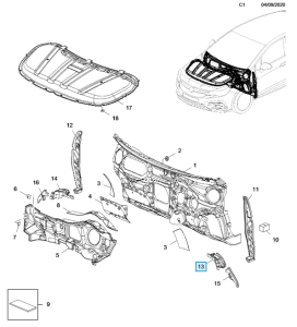 Izolacja błotnika Astra K