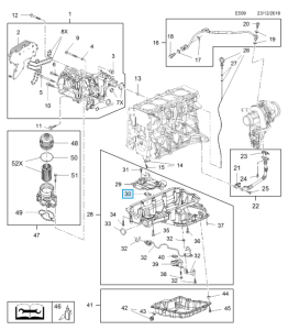 Uszczelka pompy oleju 2.0D
