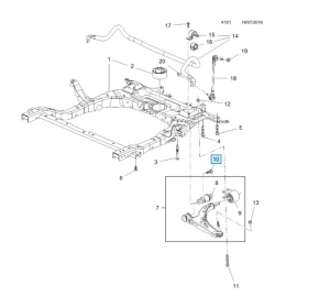 śruba wahacza M12x35