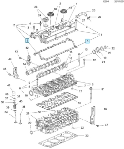 Uszczelka pokrywy zaworów Astra J