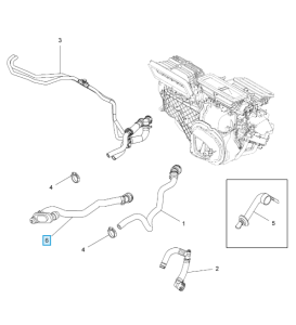 Przewód nagrzewnicy wylotowy Combo D
