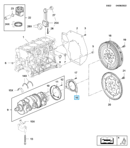 Uszczelniacz wału Insignia A 