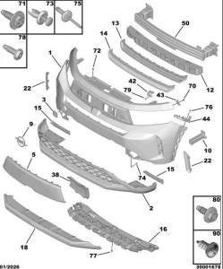 Listwa atrapa przód do Opel Frontera od 2025r.