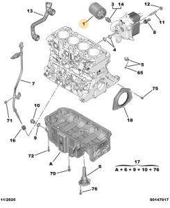 Filtr oleju Vivaro C 2.2